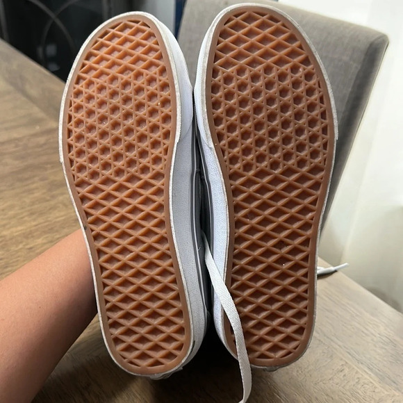 Vans Gray High Top Skateboard Shoes Men’s 5.5 / Women’s 7 Classic Skate Sneakers - Picture 10 of 11